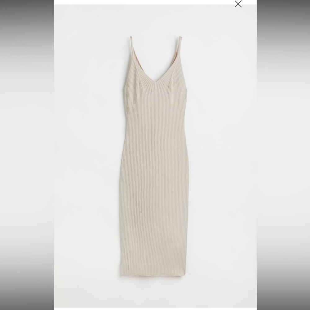 NWT Ribbed MIDI Dress